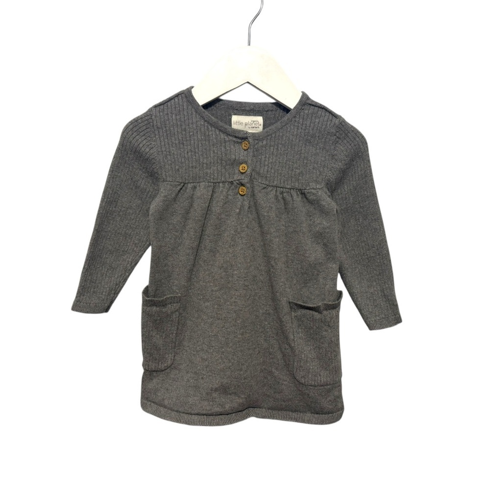 ⭐️ 5/$30 Little Planet Organics by Carter’s Knit Dress size 12 Months